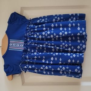 Carter's Blue Dress and Diaper Cover 6M